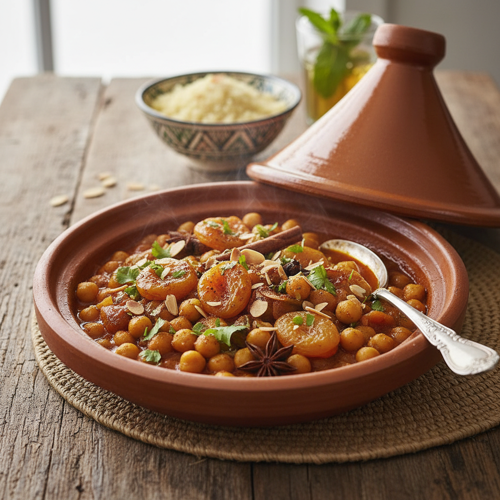  Moroccan Chickpea Tagine