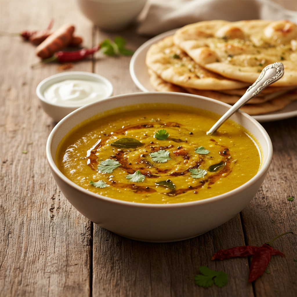 Turmeric Lentil Soup (Dal Tadka)