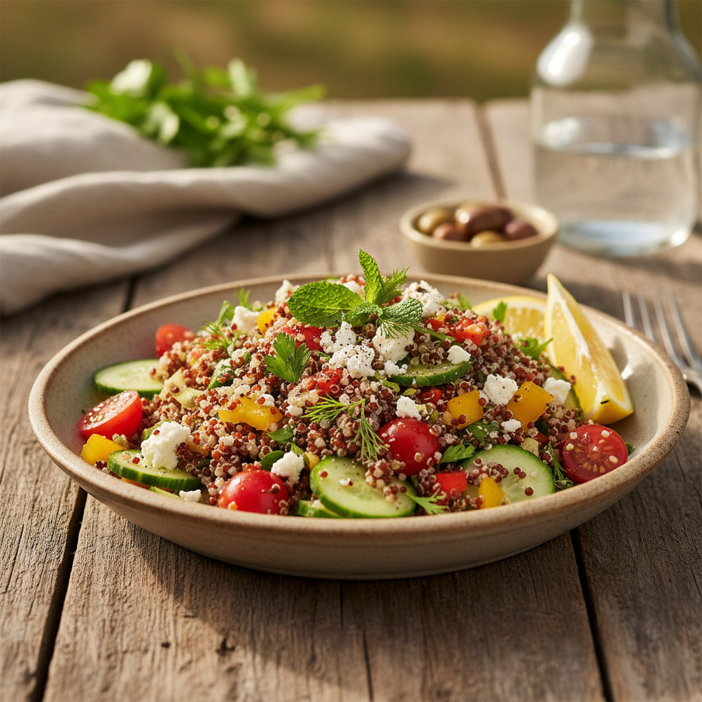 Lemon Herb Quinoa Salad