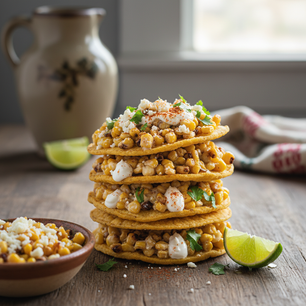 Mexican Street Corn Tostadas