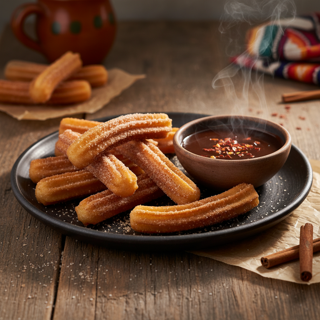 Mexican Chocolate Cinnamon Churros