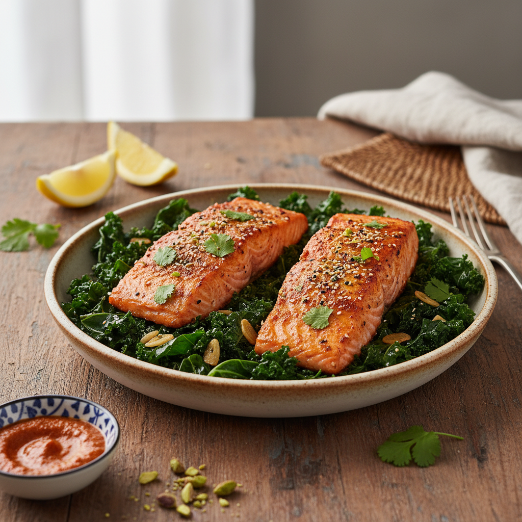 Moroccan Harissa Salmon