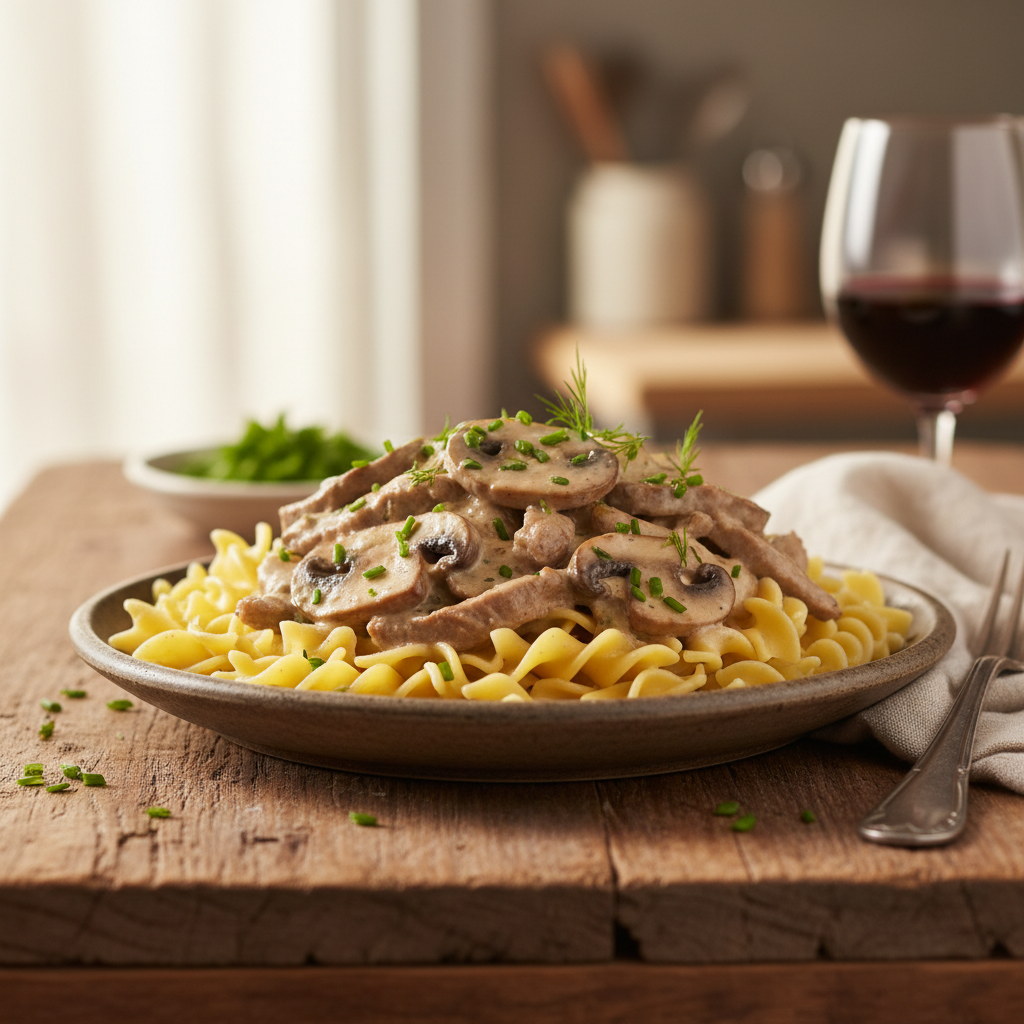 Classic Beef Stroganoff