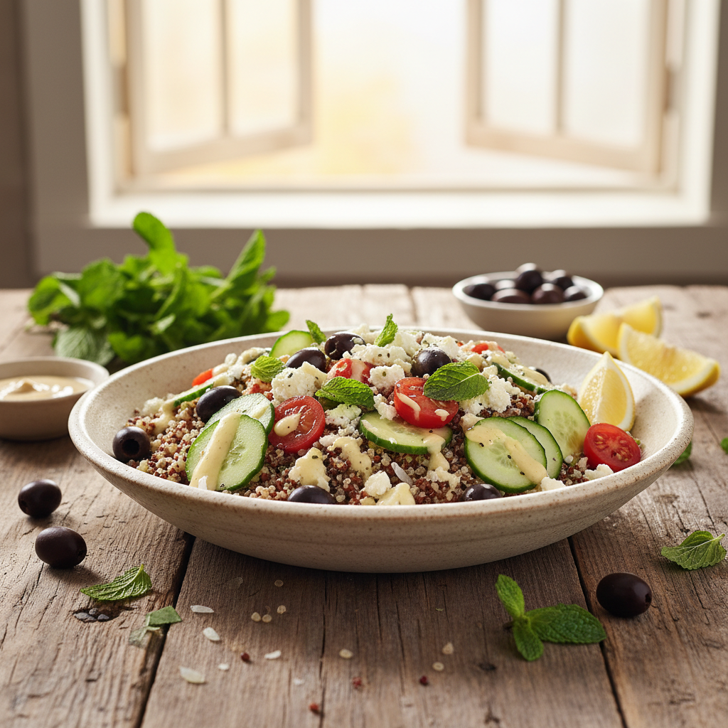 Mediterranean Quinoa Power Salad