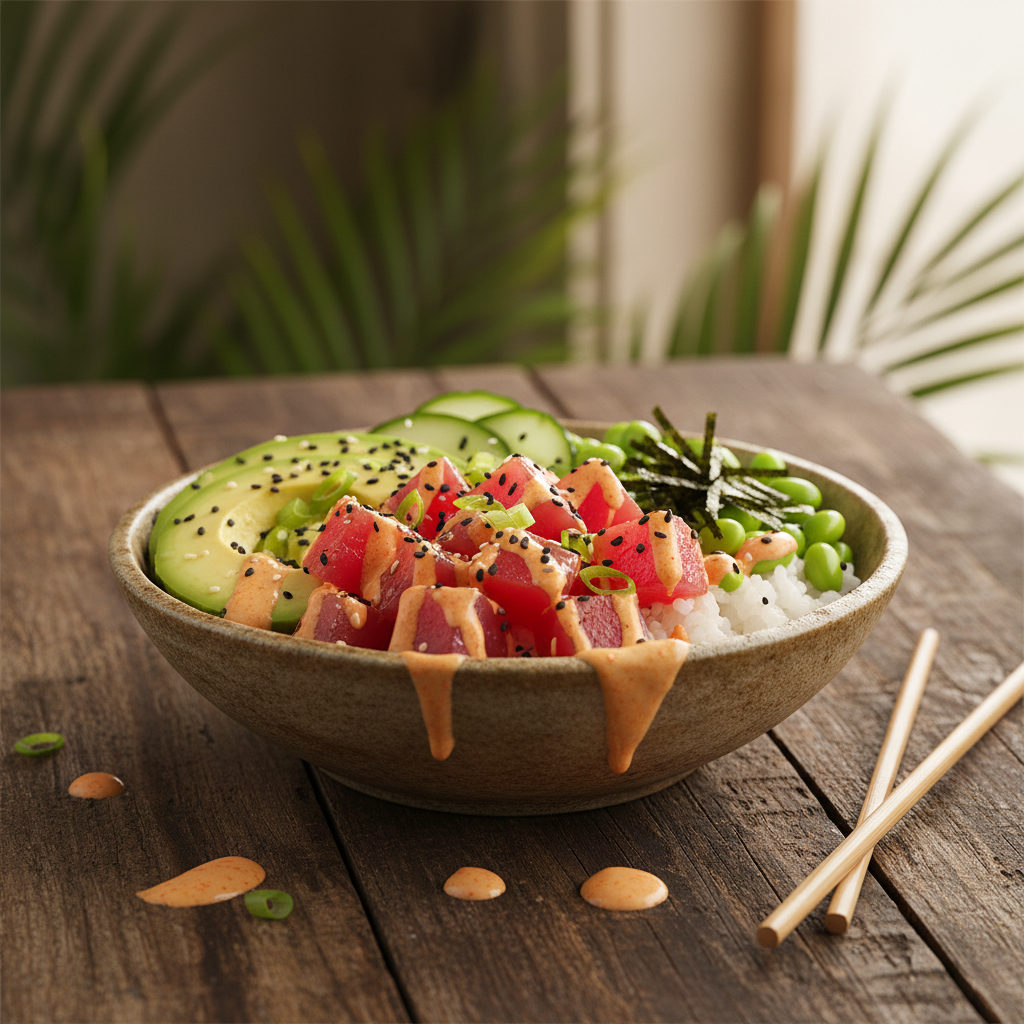 Spicy Tuna Poké Bowl
