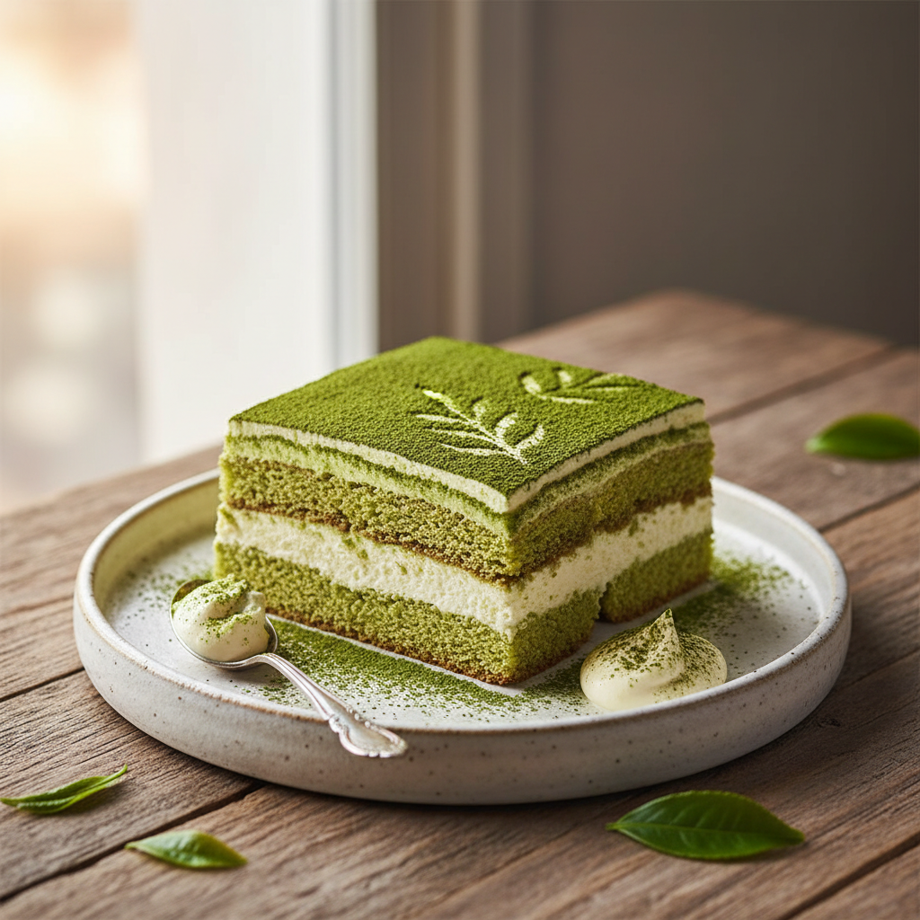 Matcha Green Tea Tiramisu