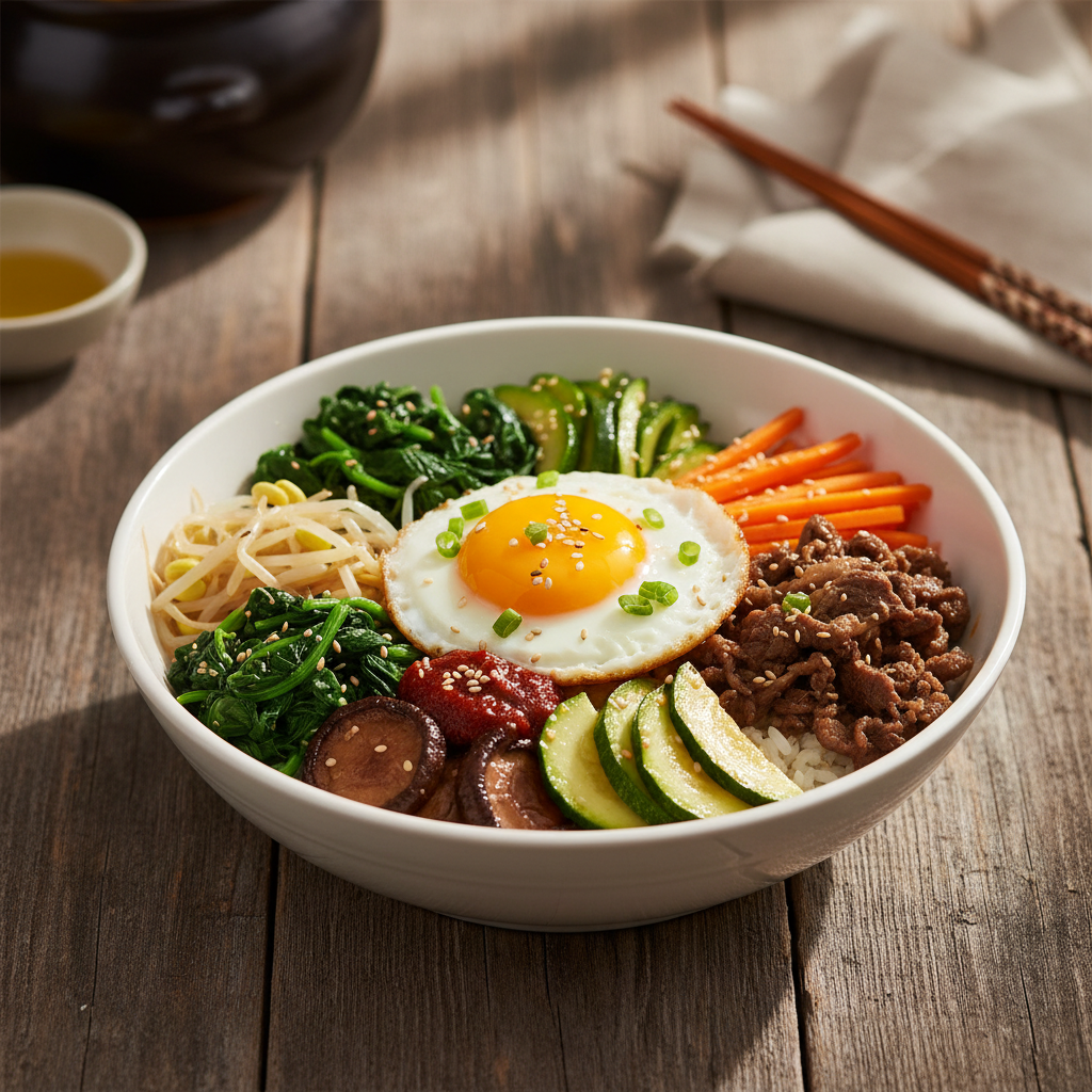 Korean Beef Bibimbap Bowl