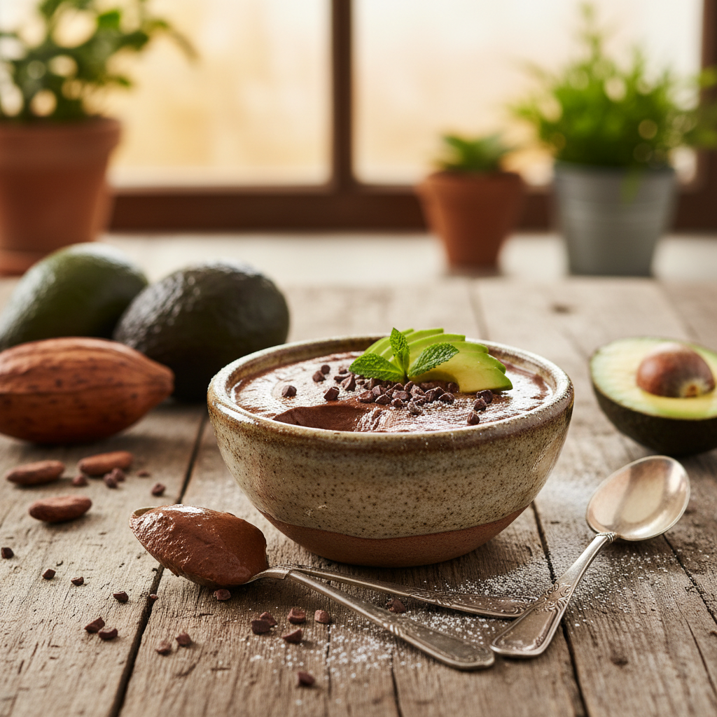 Avocado and Cacao Power Mousse