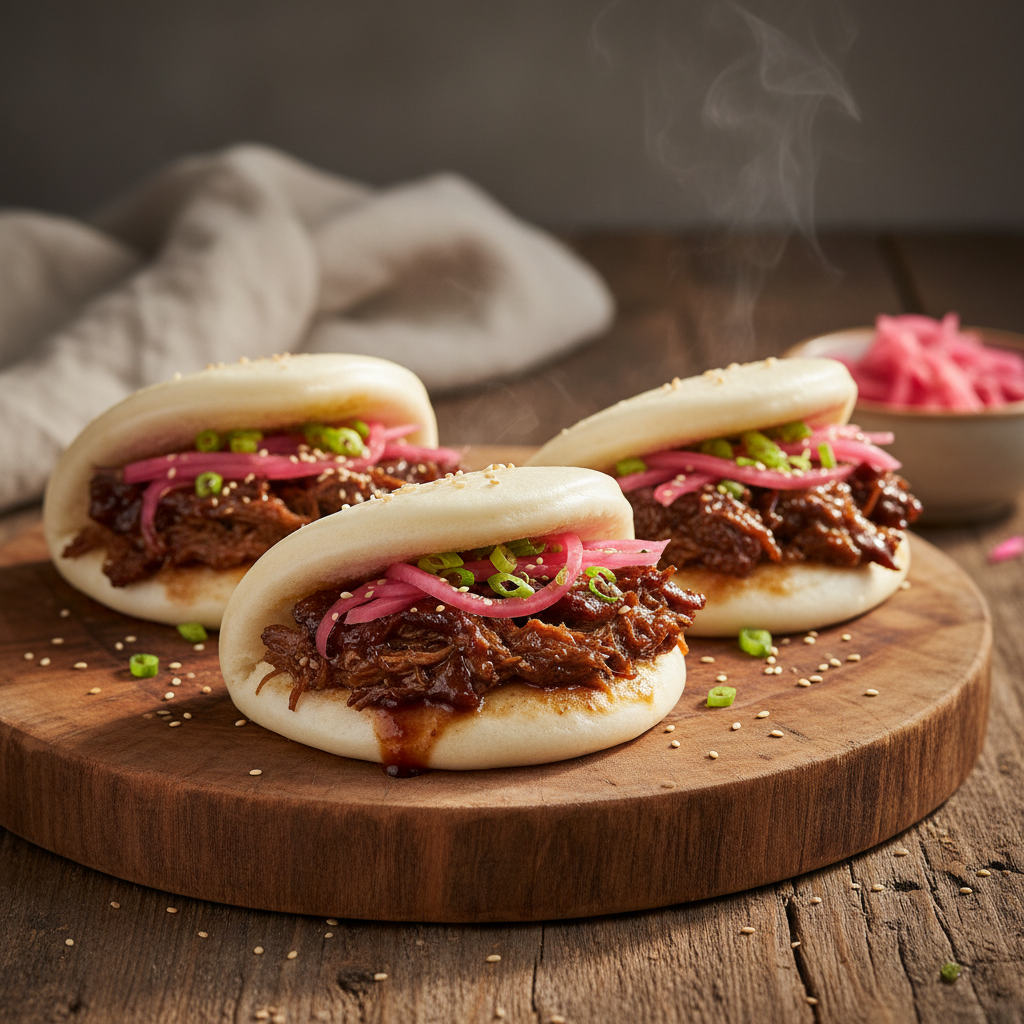 Braised Short Rib Bao Buns