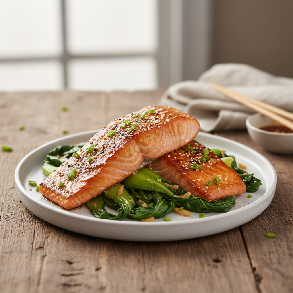 Honey-Miso Glazed Salmon