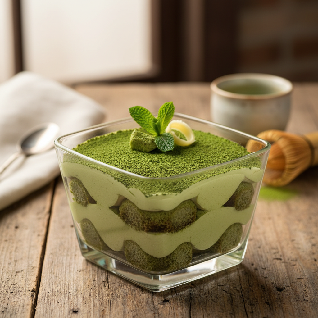 Matcha Green Tea Tiramisu