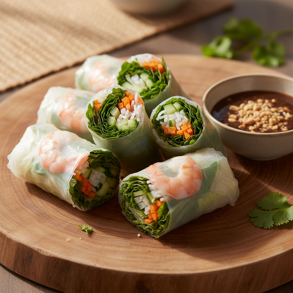 Vietnamese Spring Rolls (Goi Cuon)