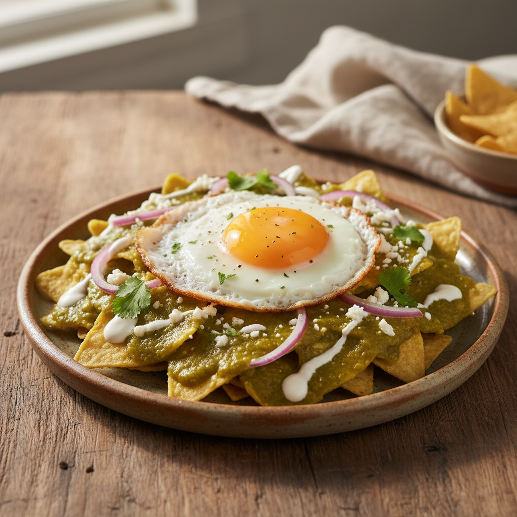 Mexican Chilaquiles Verdes