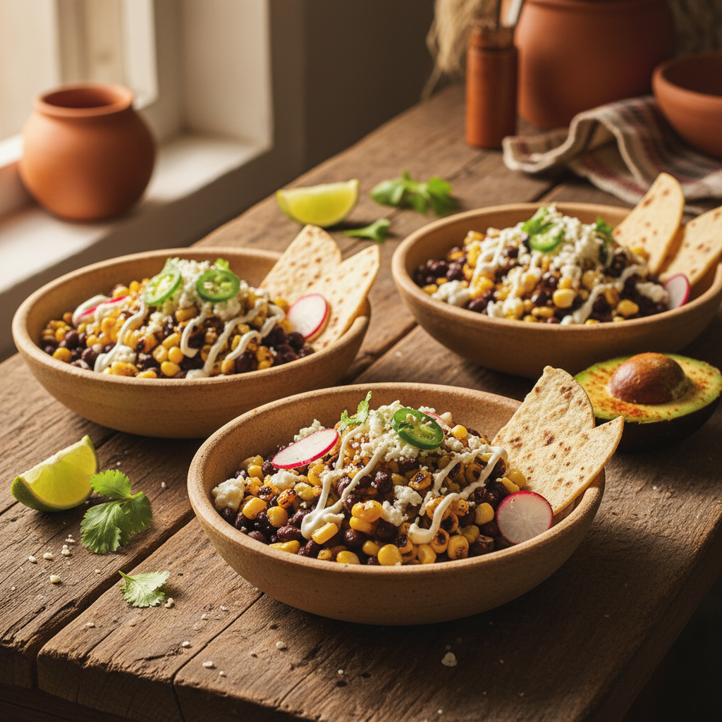 Mexican Street Corn Taco Bowls
