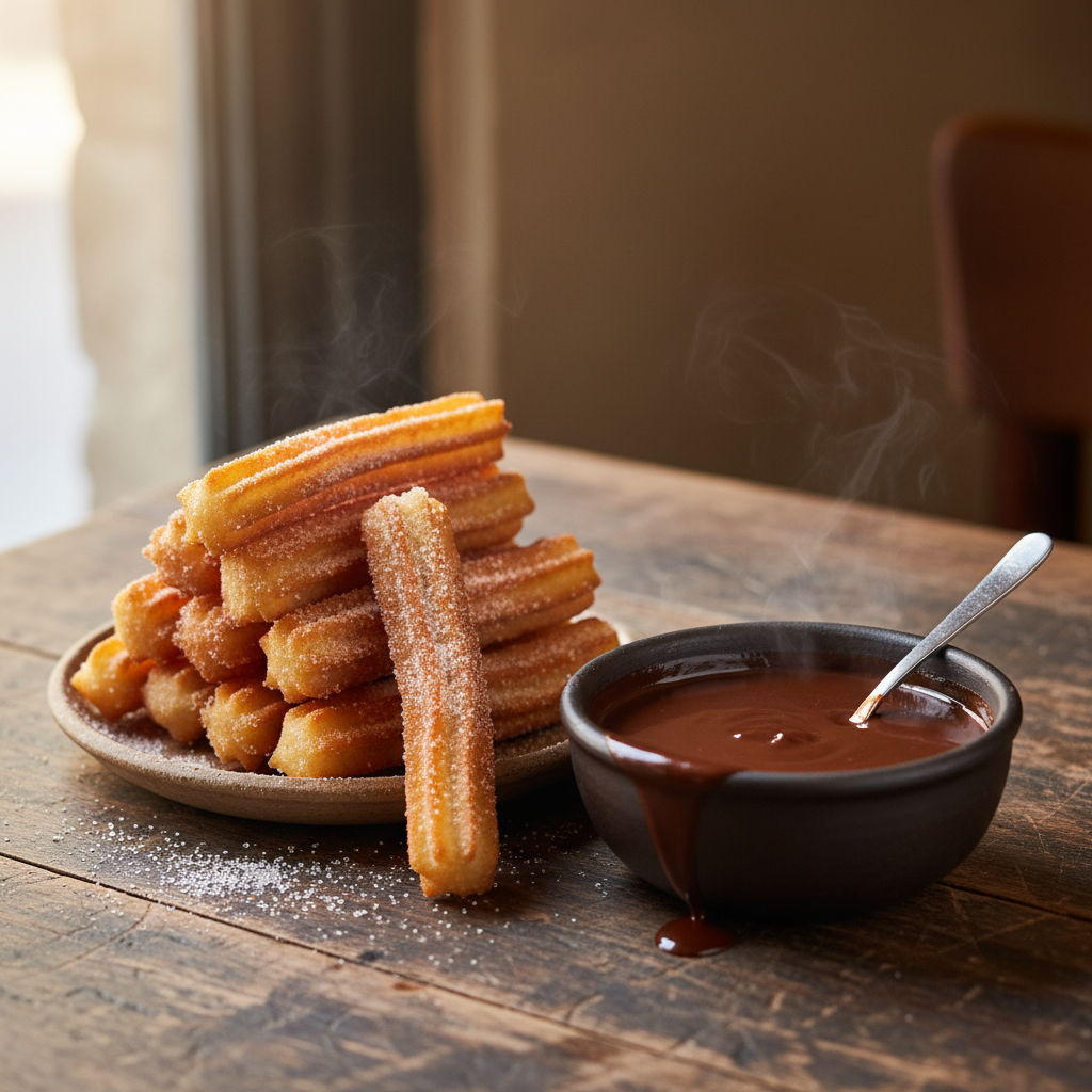 Churros con Chocolate