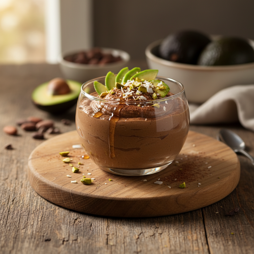 Avocado and Cacao Mousse