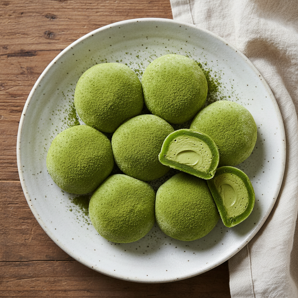 Matcha Green Tea Mochi