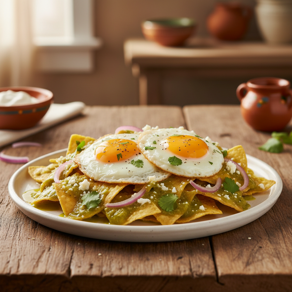 Mexican Chilaquiles Verdes