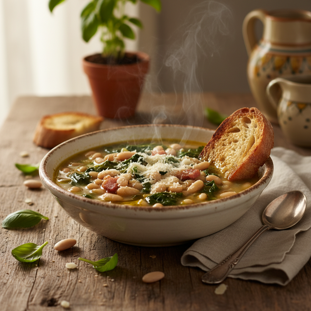 Hearty White Bean and Escarole Soup