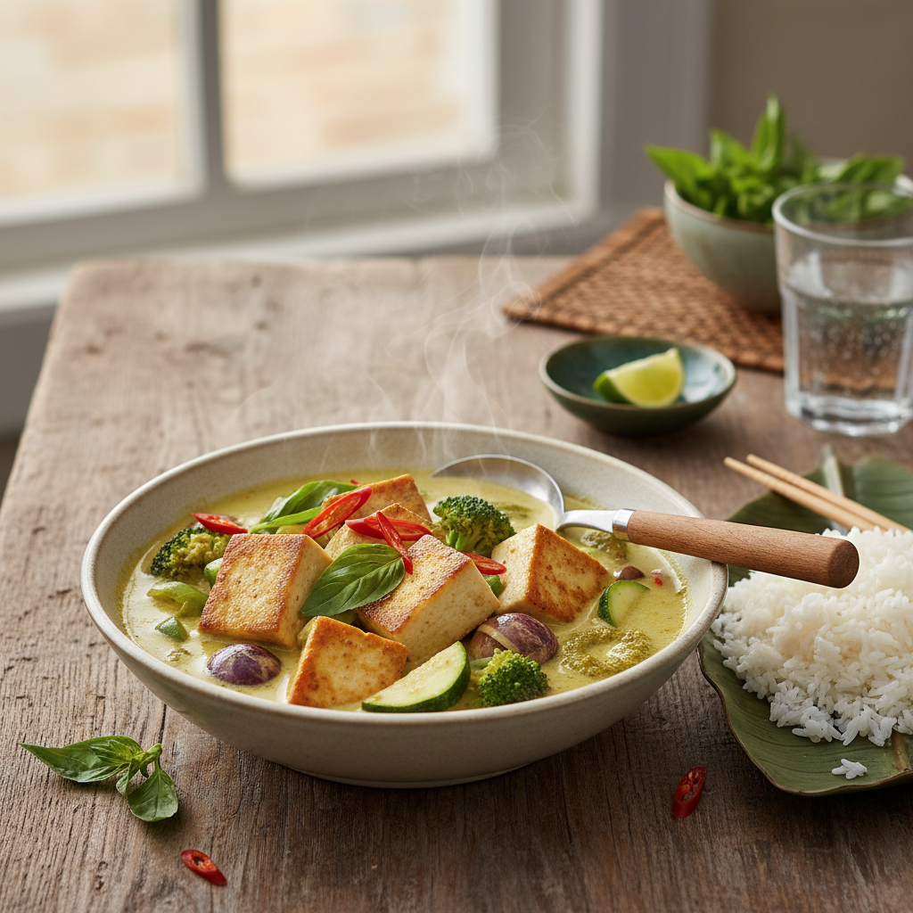 Thai Green Curry with Tofu