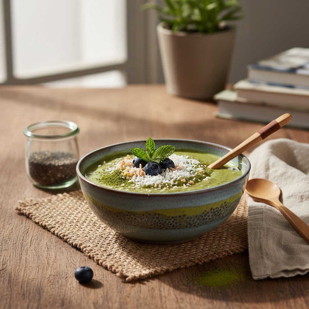 Matcha Chia Seed Pudding