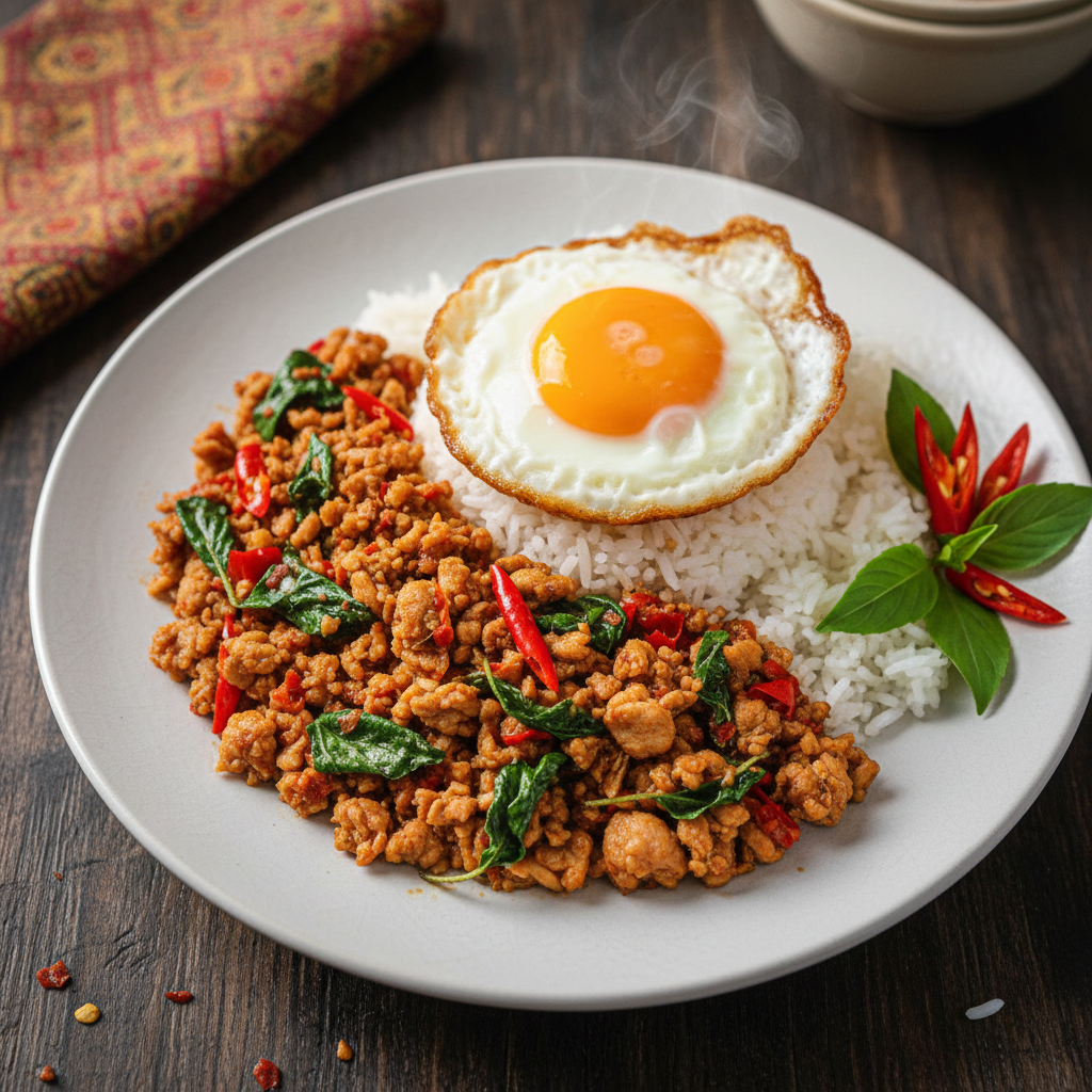 Thai Basil Chicken (Pad Kra Pao)