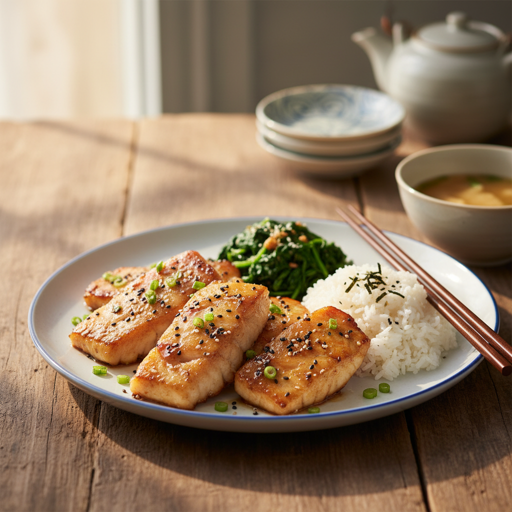 Japanese Miso Glazed Cod