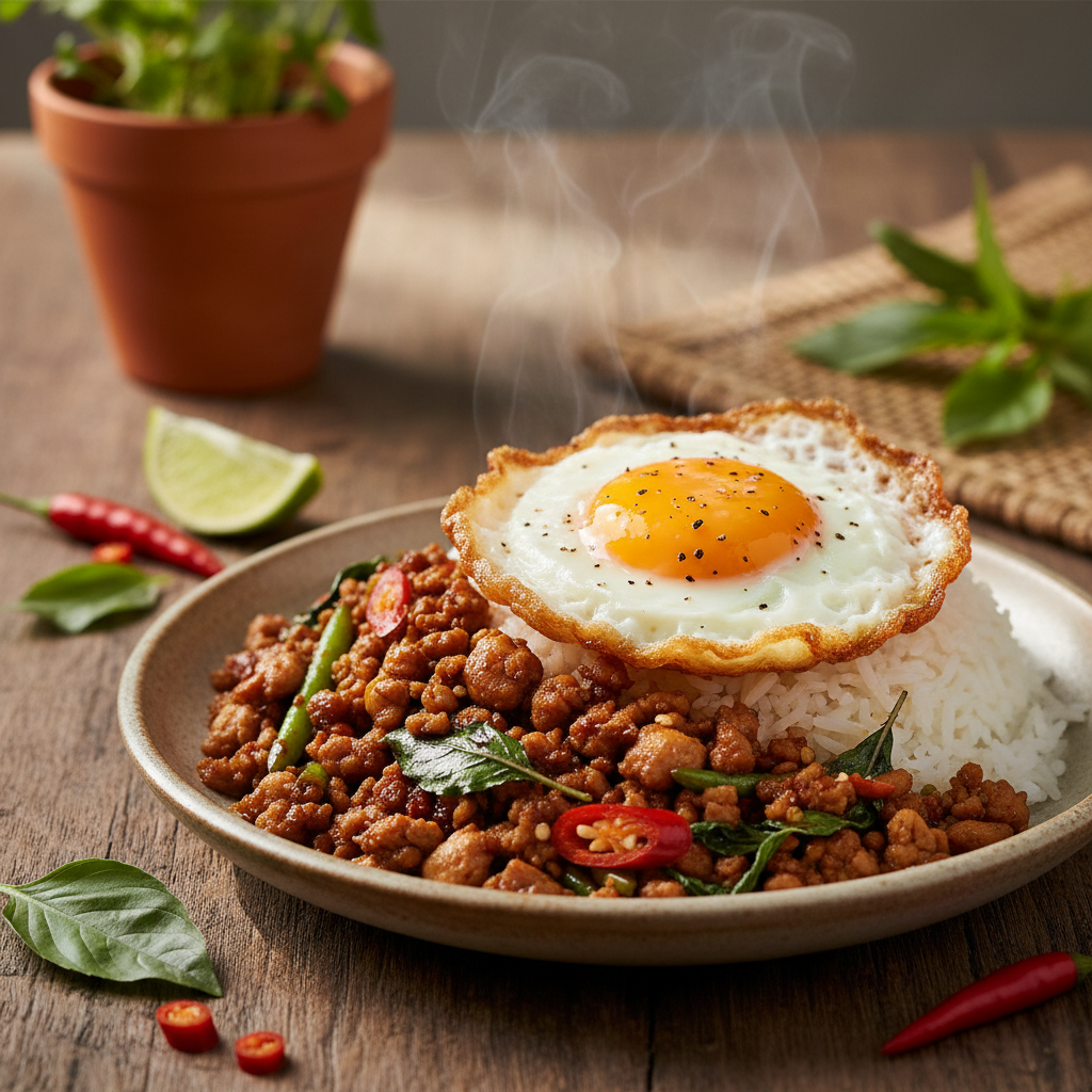 Thai Basil Chicken (Pad Kra Pao)