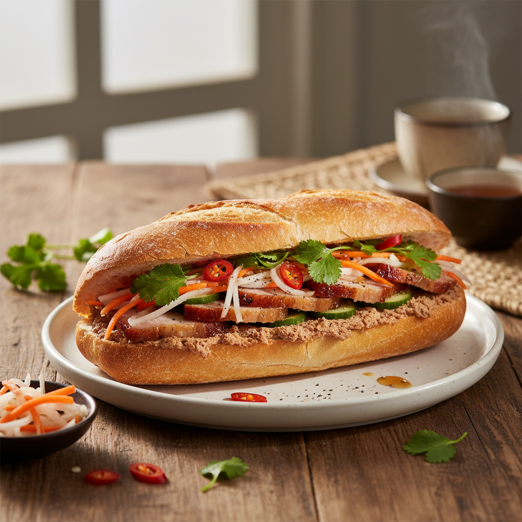 Vietnamese Banh Mi Baguette