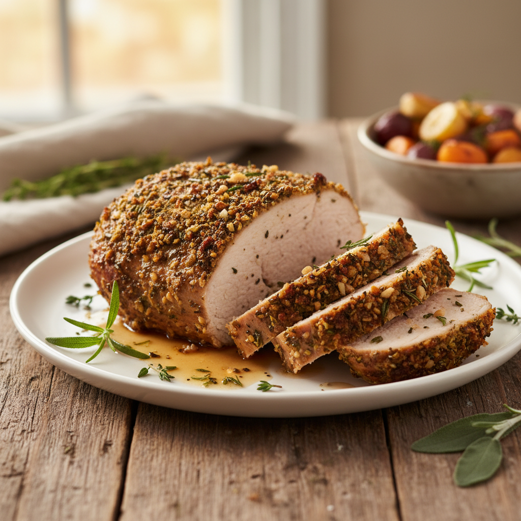 Herb-Crusted Turkey Tenderloin