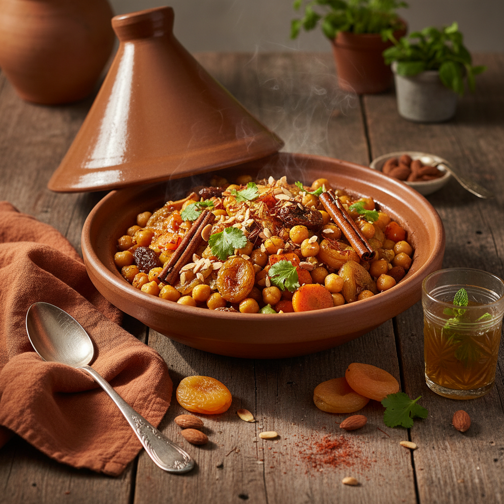 Classic Moroccan Chickpea Tajine