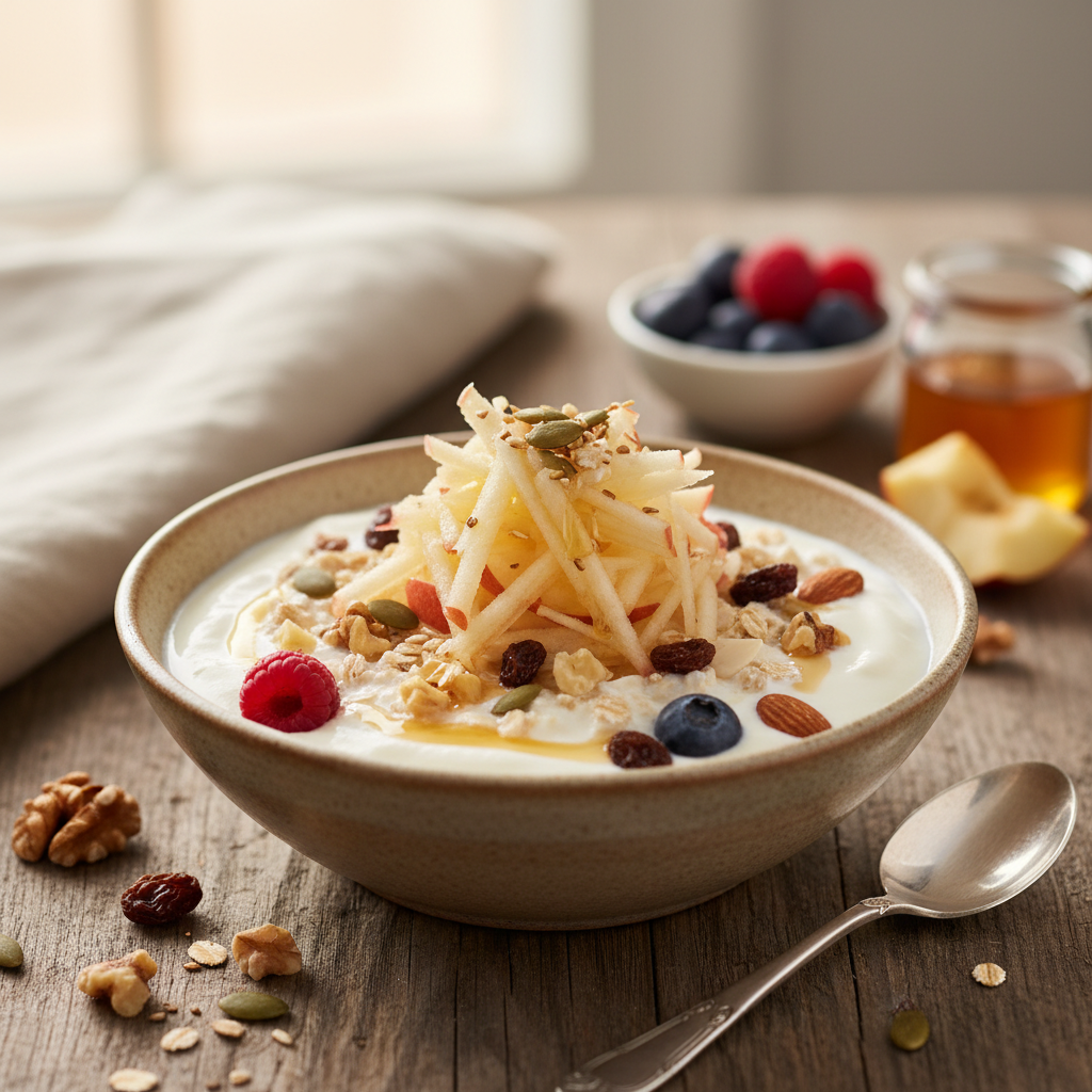 Swiss Muesli with Grated Apple