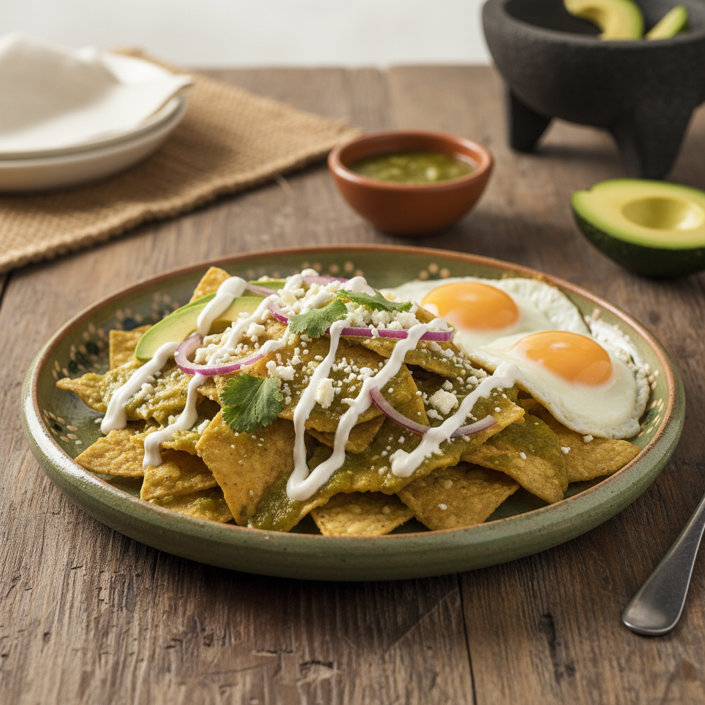 Mexican Chilaquiles Verdes