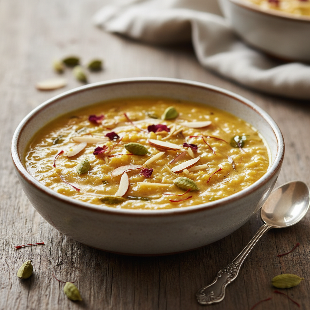 Cardamom & Saffron Rice Pudding