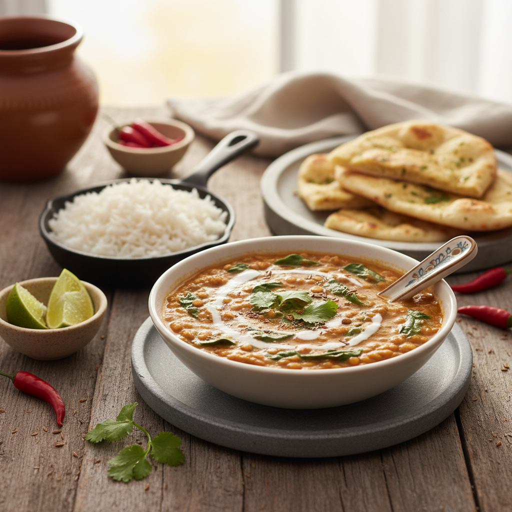 Lentil and Spinach Dal