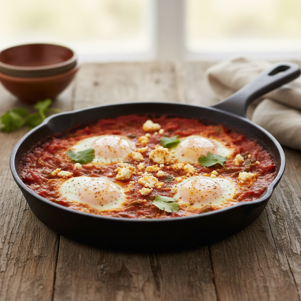 Shakshuka with Spiced Feta