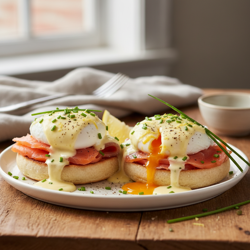 Smoked Salmon Eggs Benedict