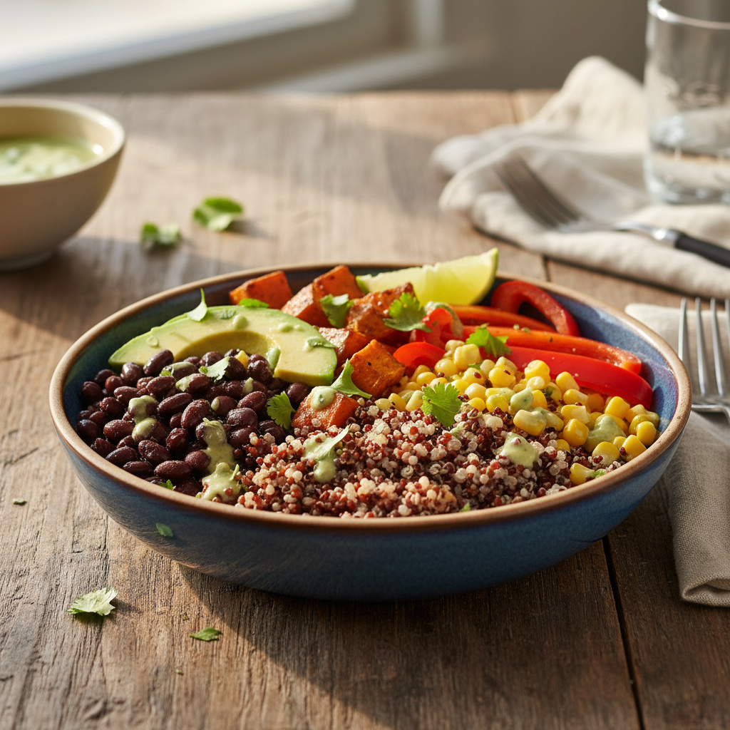 Quinoa and Black Bean Power Bowl