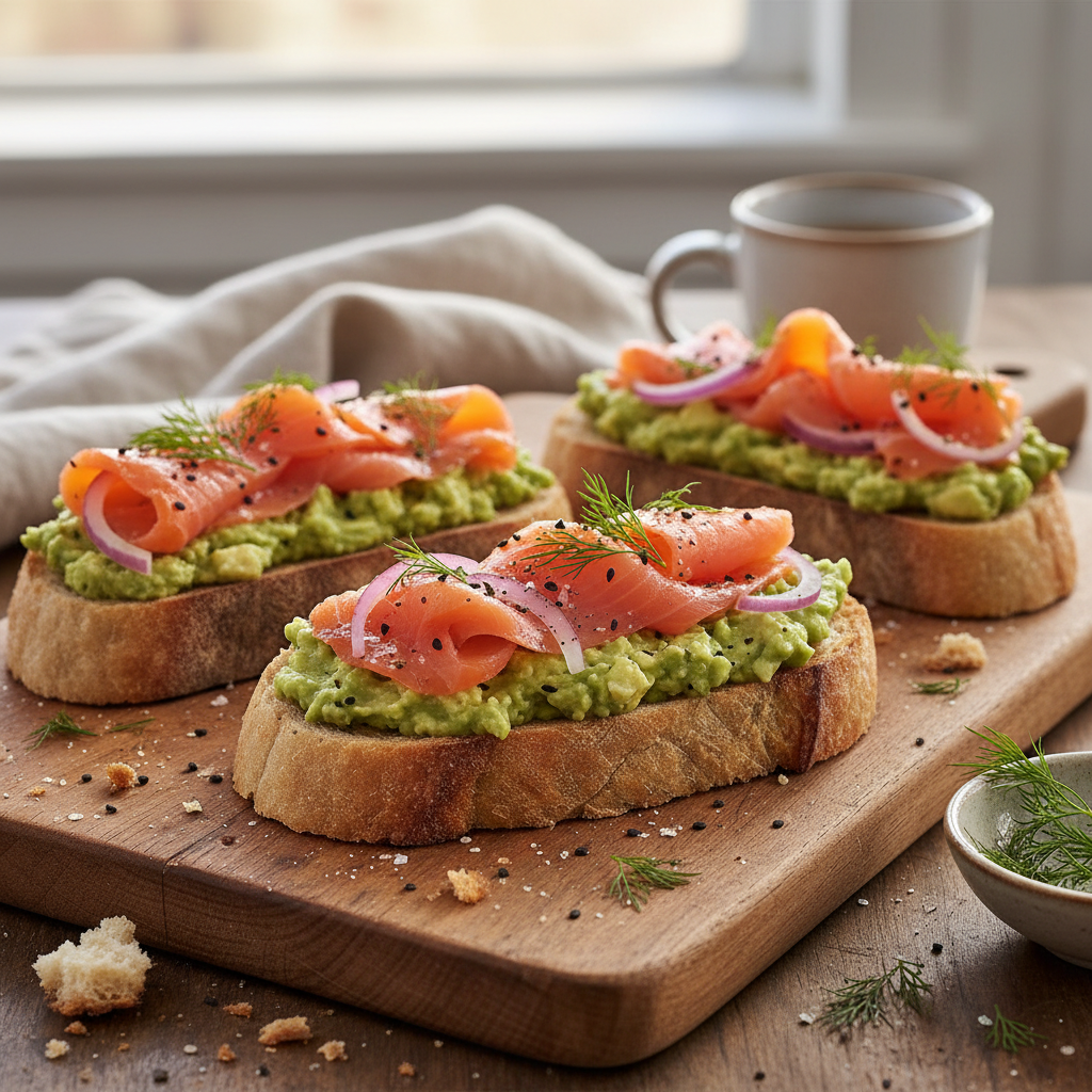 Smoked Salmon Avocado Toast