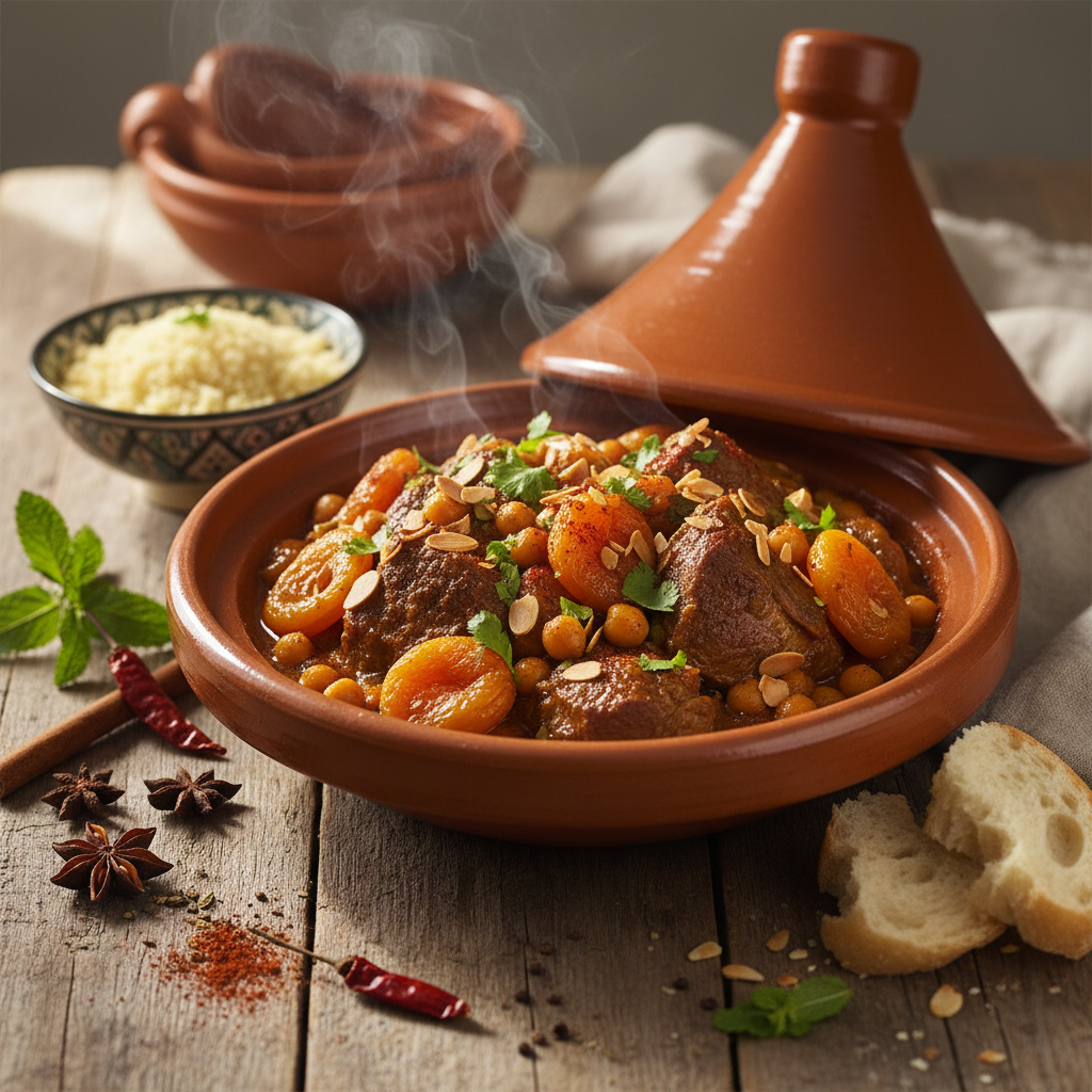 Slow-Cooked Moroccan Lamb Tagine