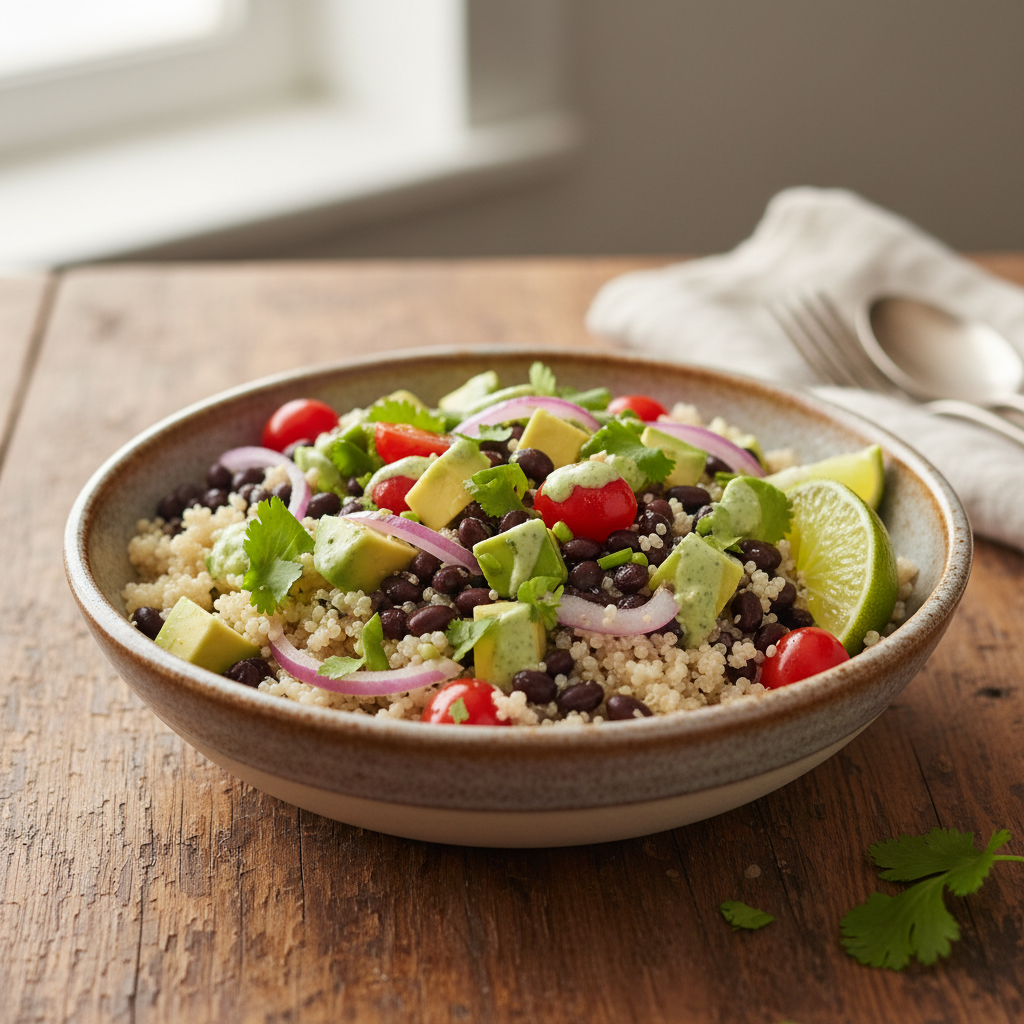 Quinoa and Black Bean Power Bowl
