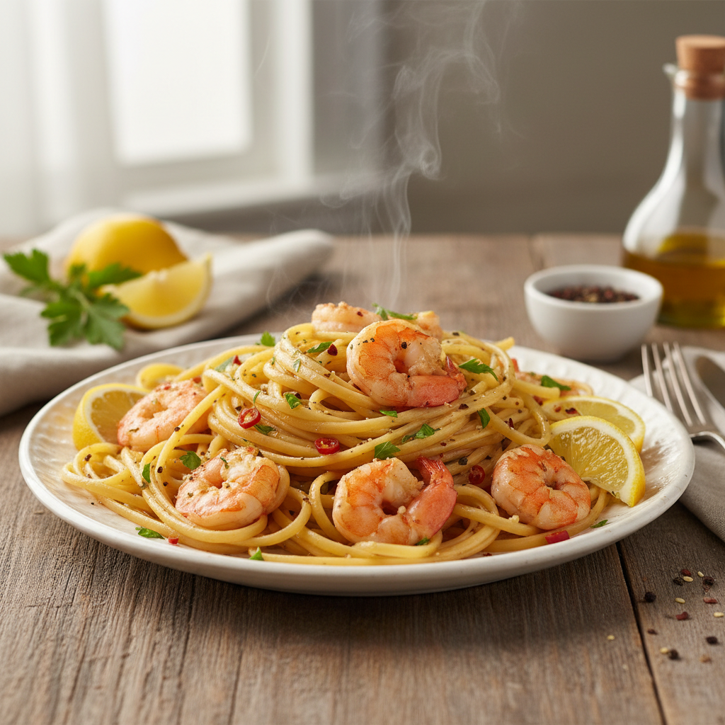 Quick Shrimp Scampi