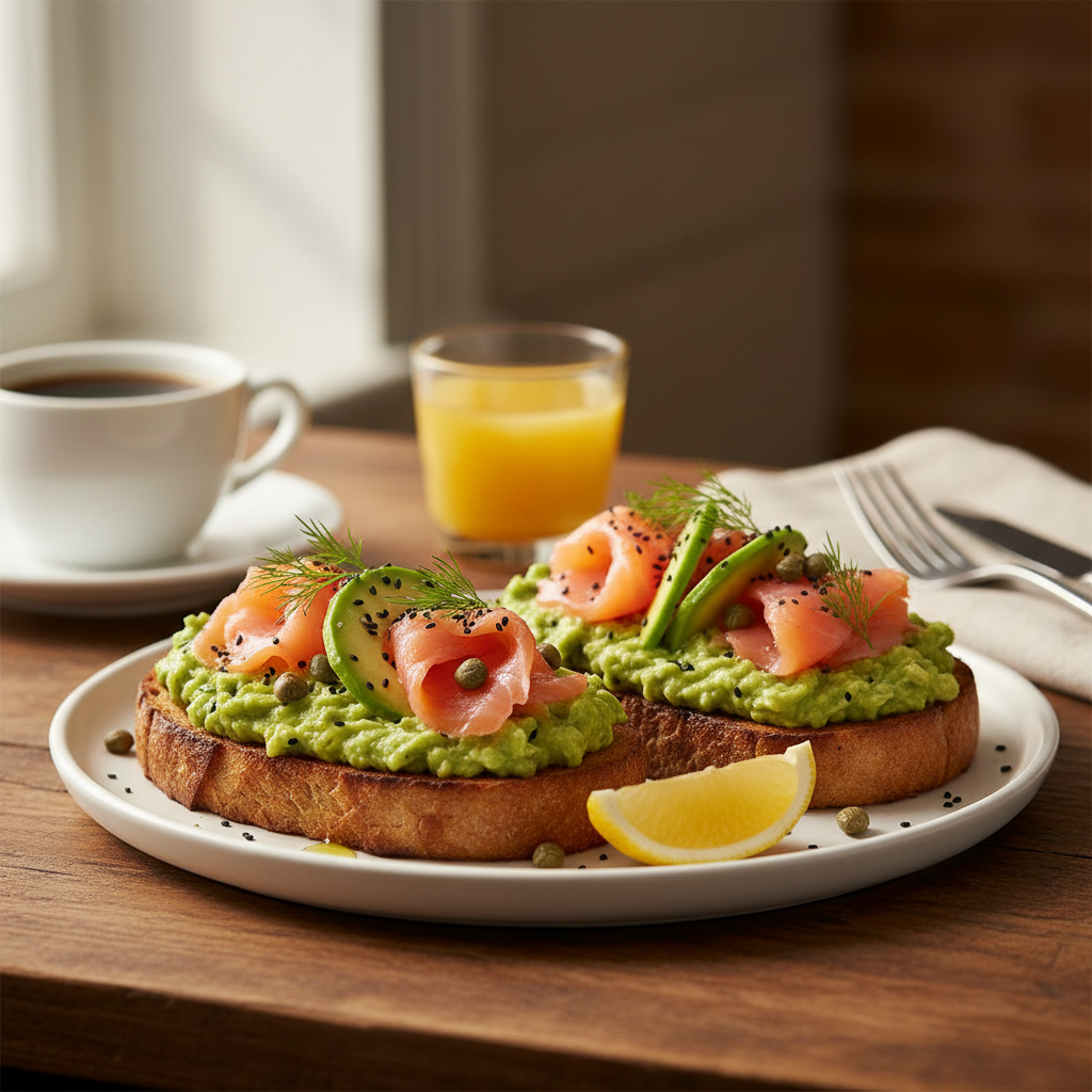 Smoked Salmon Avocado Toast