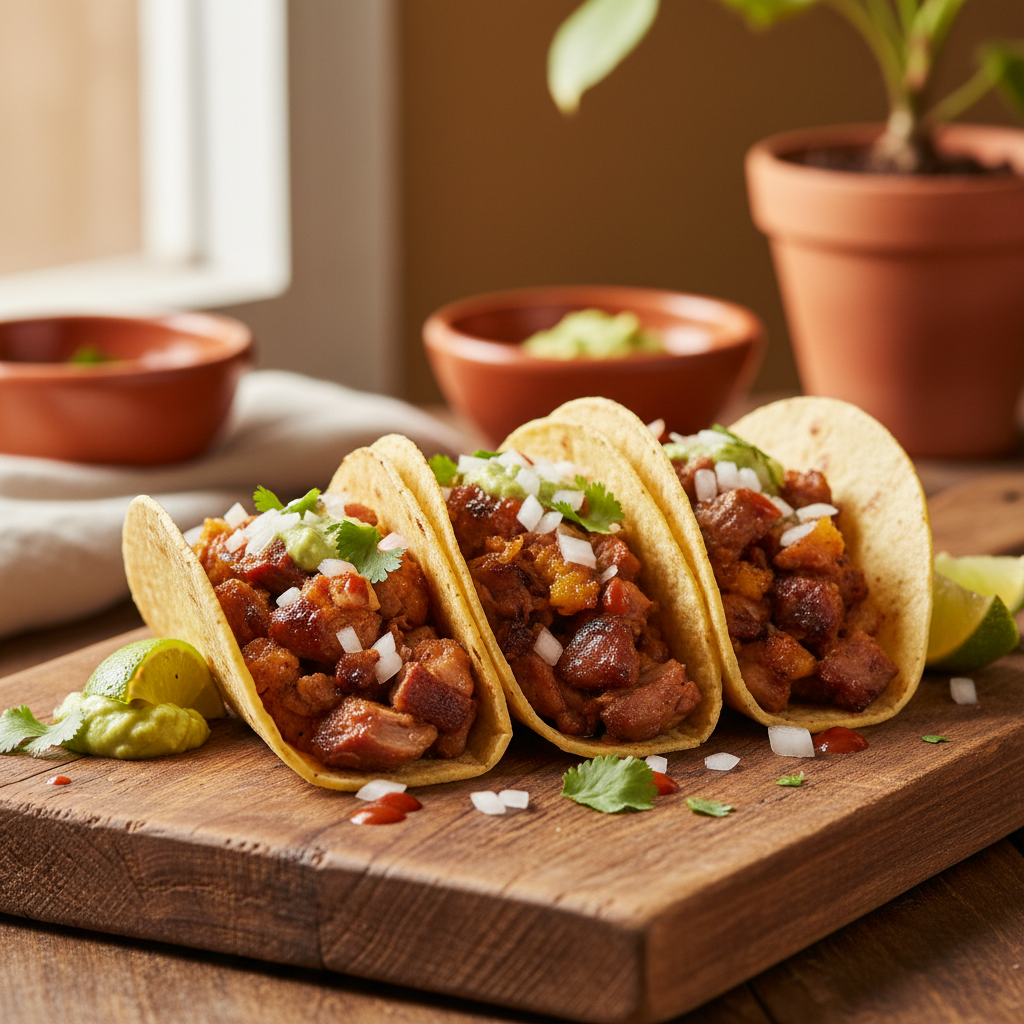 Slow-Roasted Pork Carnitas Tacos