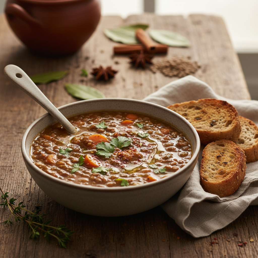 Mediterranean Lentil Soup