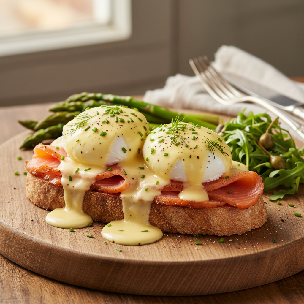 Smoked Salmon Eggs Benedict