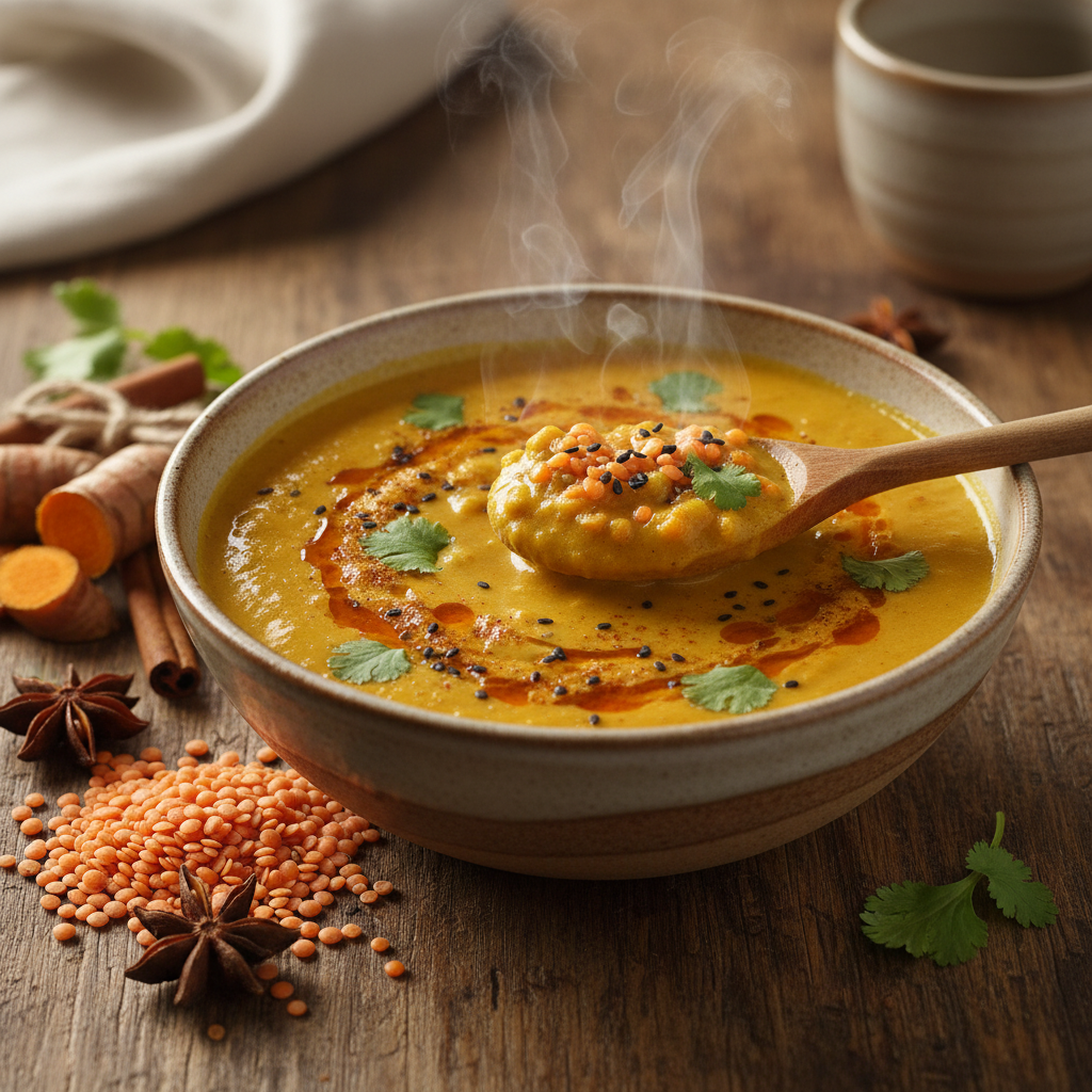 Lentil and Turmeric Detox Soup