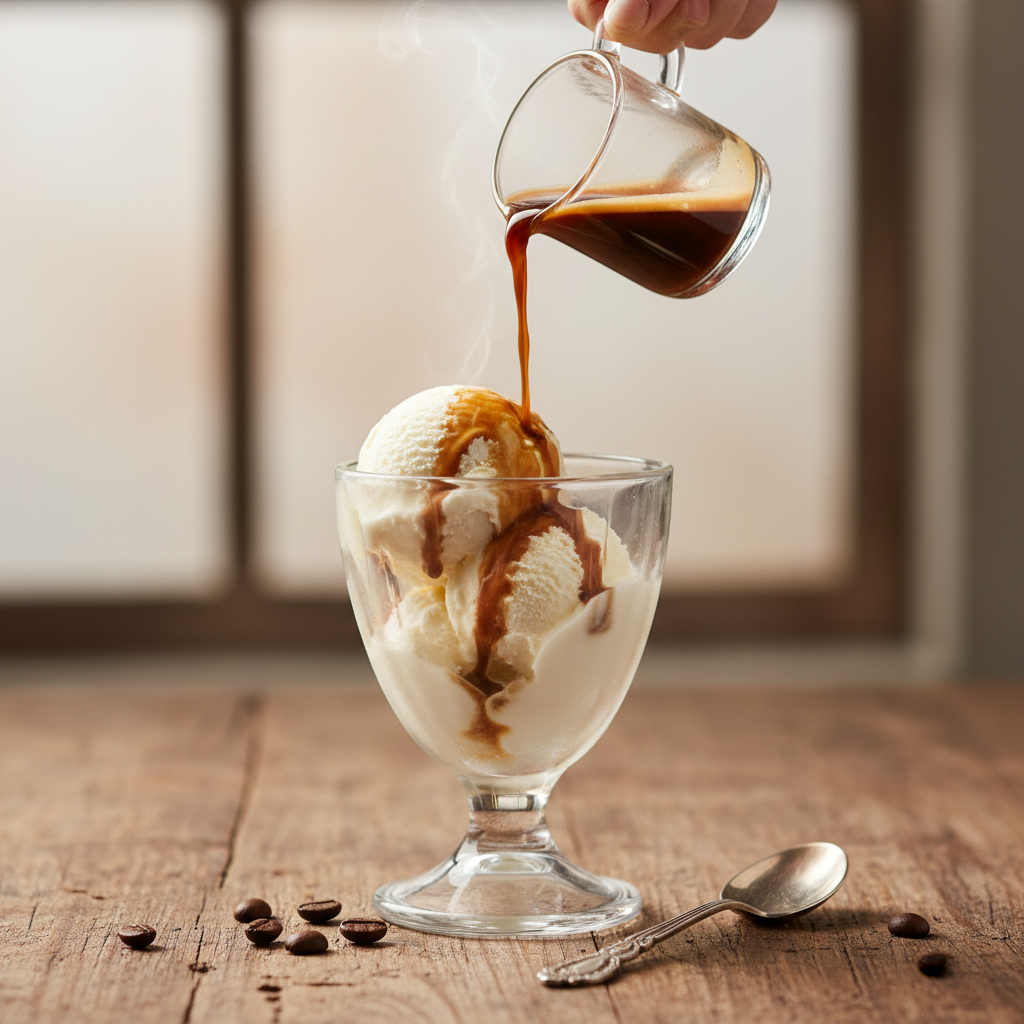 Italian Affogato al Caffè