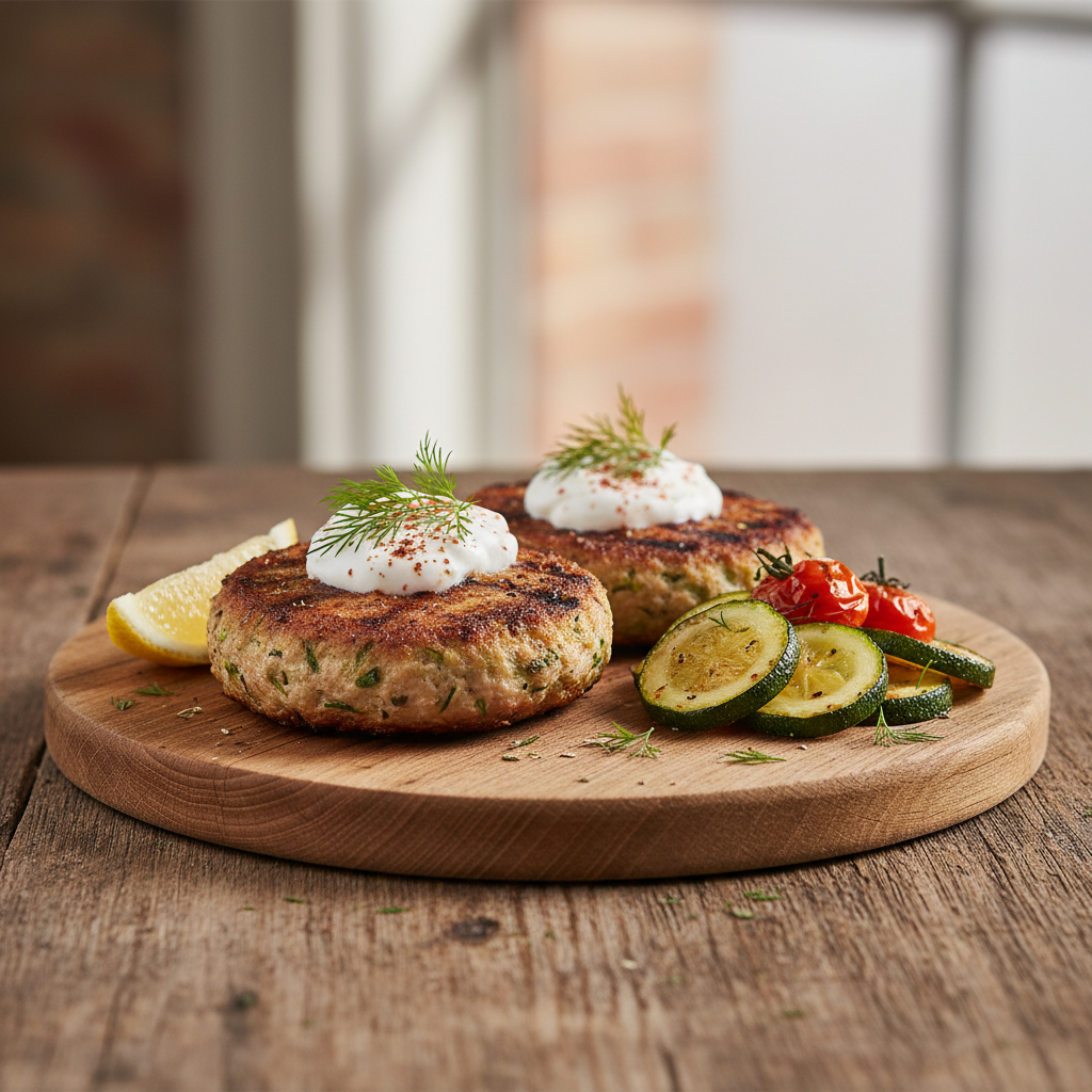 Turkey and Zucchini Burgers