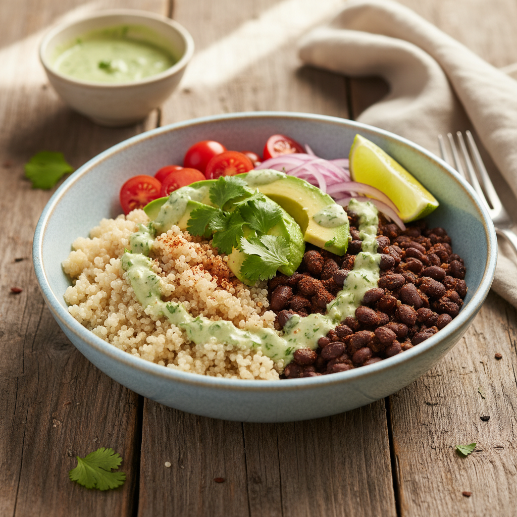 Quinoa and Black Bean Power Bowl